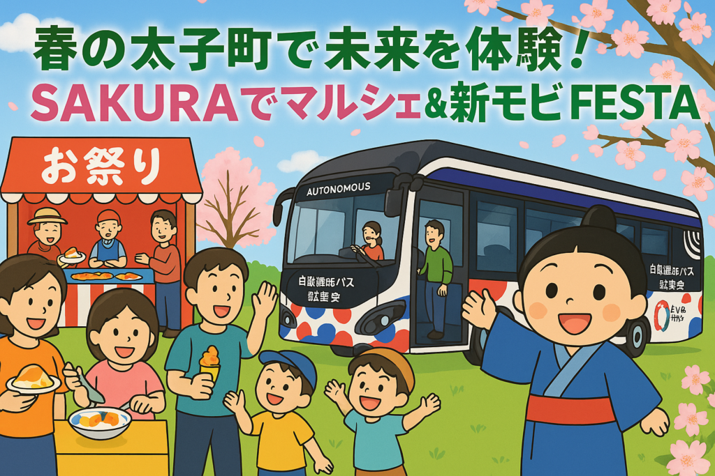 春の太子町で未来を体験！SAKURAでマルシェ＆新モビFESTA