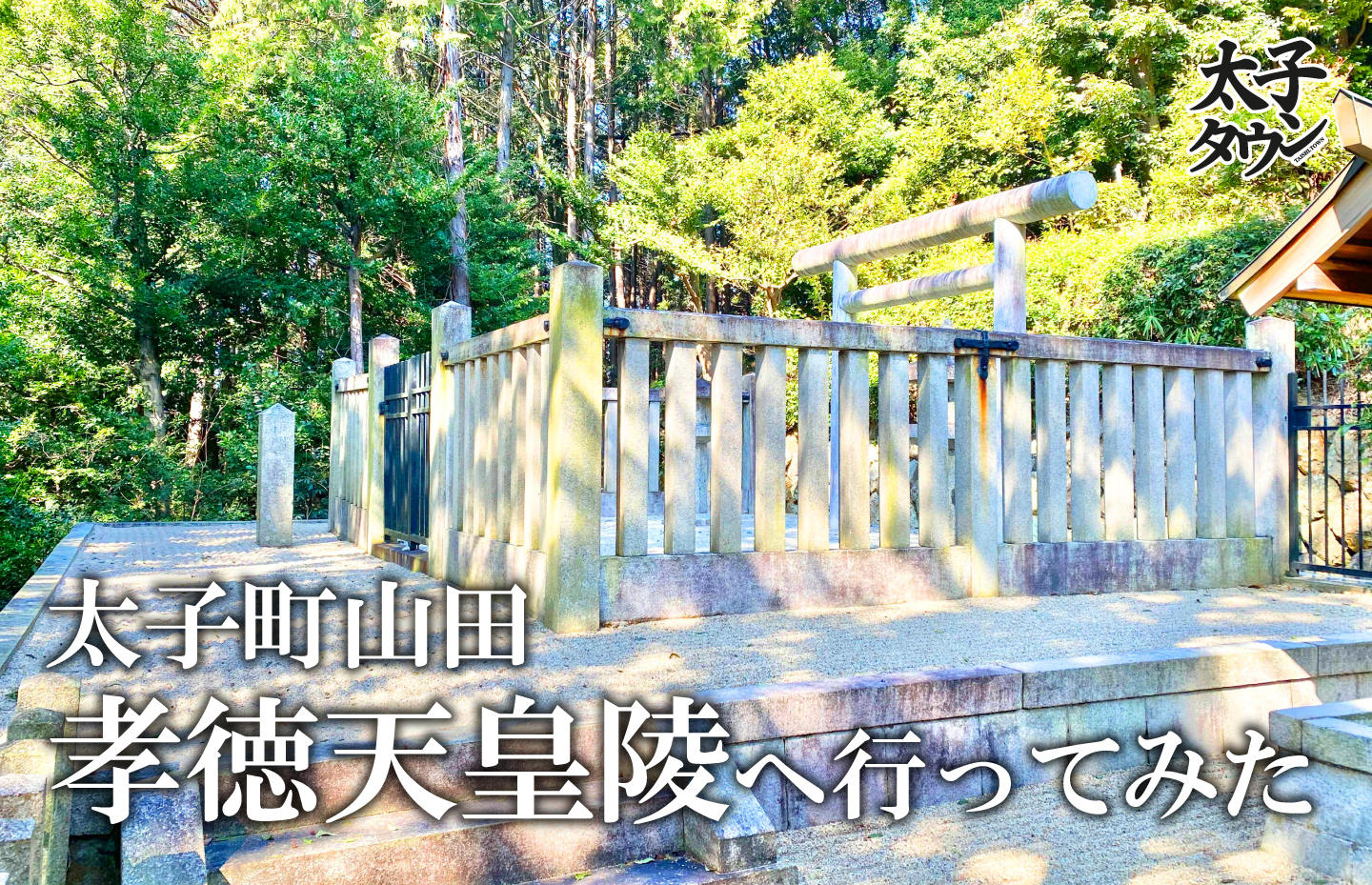 【太子町山田】孝徳天皇陵へ行ってみた