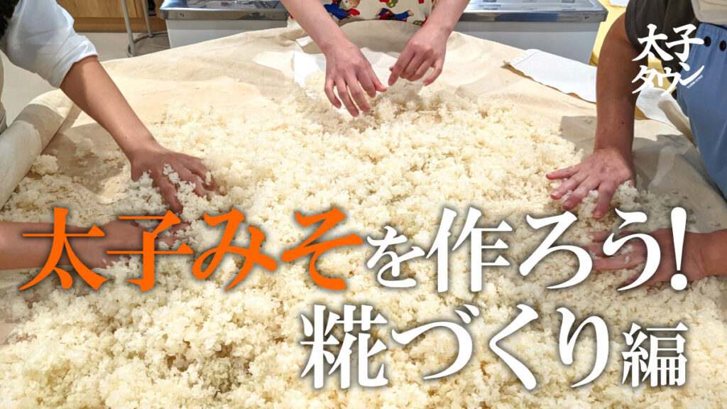 【大阪府太子町】太子みそを作ろう！糀づくり編