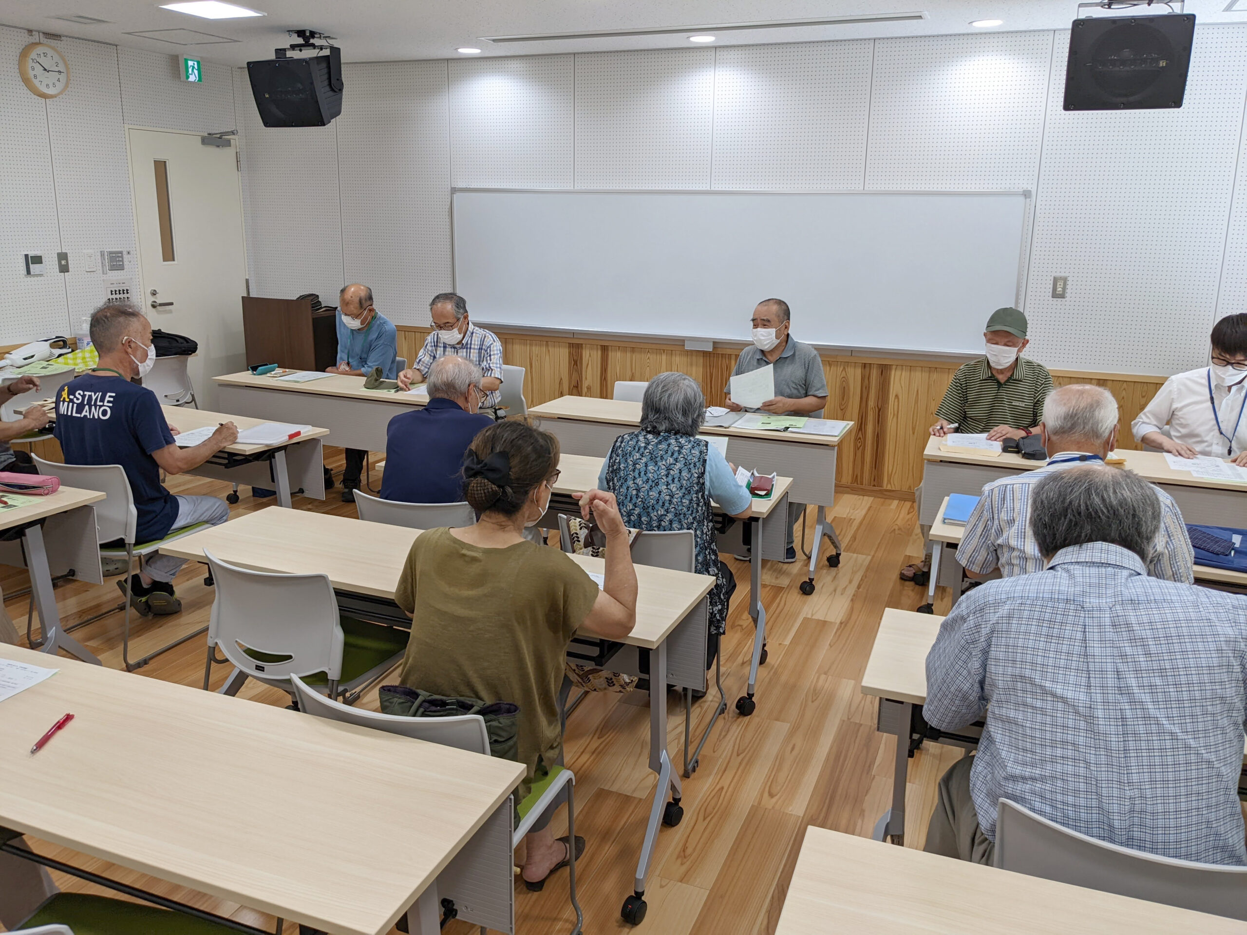 8月寿喜菜（すぎな）の会の定例会3